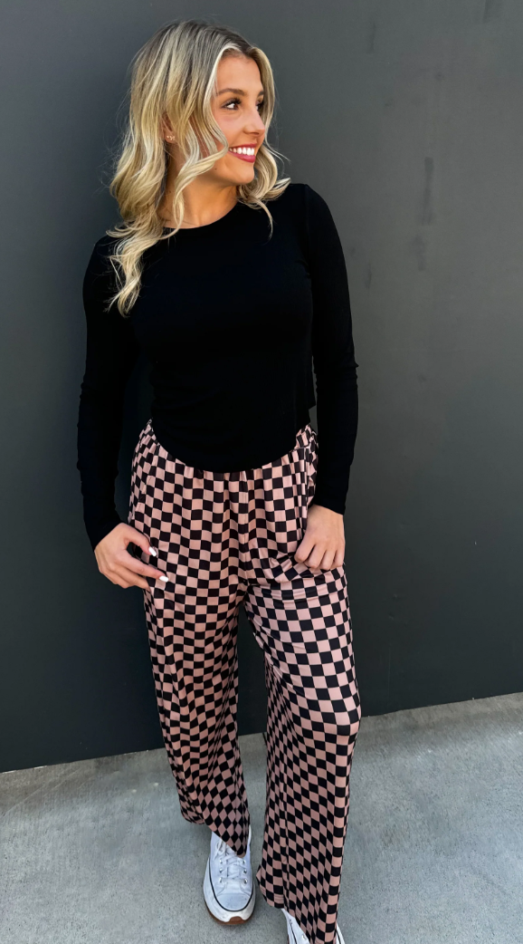 BOLD BLOCK CHECKER PANT