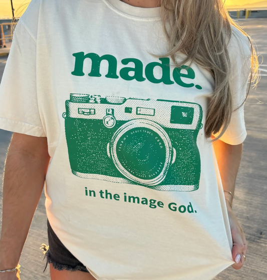 Made in the Image of God Comfort Colors Tee)