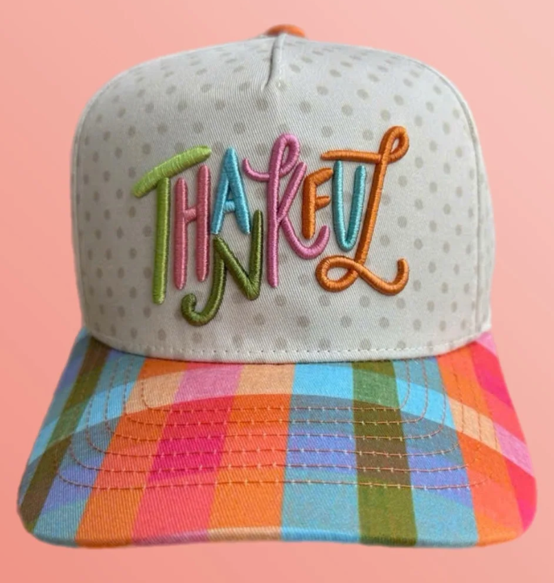 THANKFUL EMBROIDERED HAT