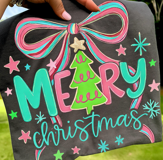 SWEATSHIRT MERRY NEON