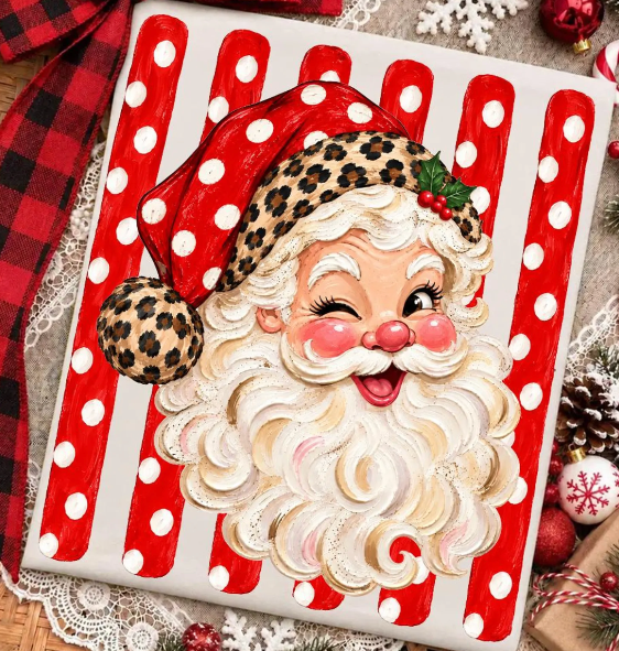 POLKA STRIPED SANTA