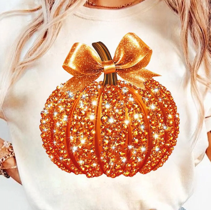 RHINESTONE PUMPKIN