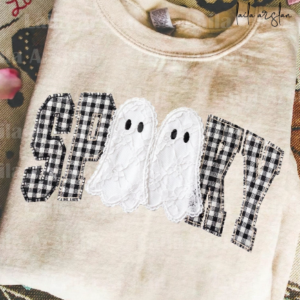 SPOOKY GINGHAM GHOST
